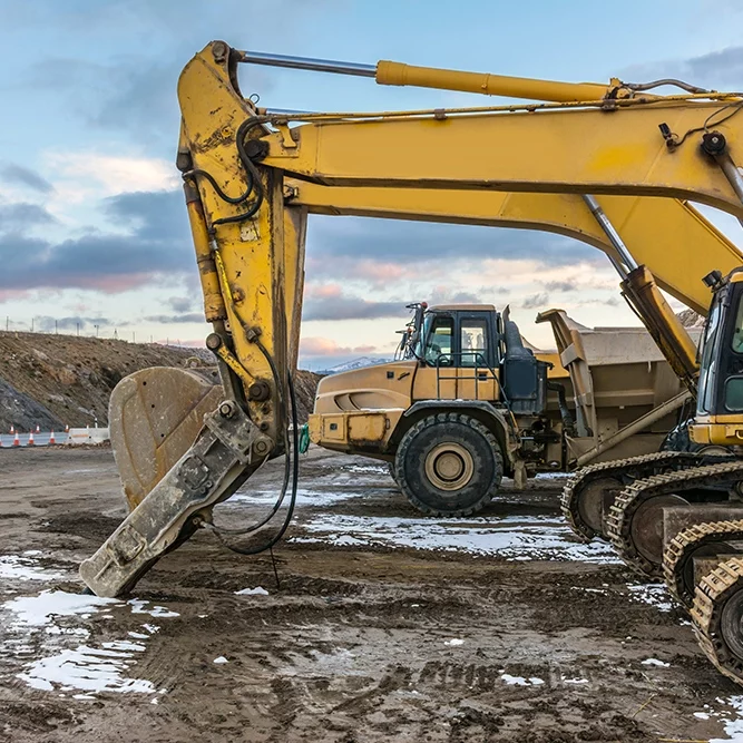 Fleet of Construction Equipment